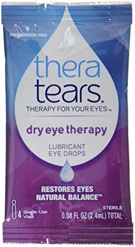 TheraTears Dry Eye Therapy Lubricant Eye Drops Single-Use,32 Count