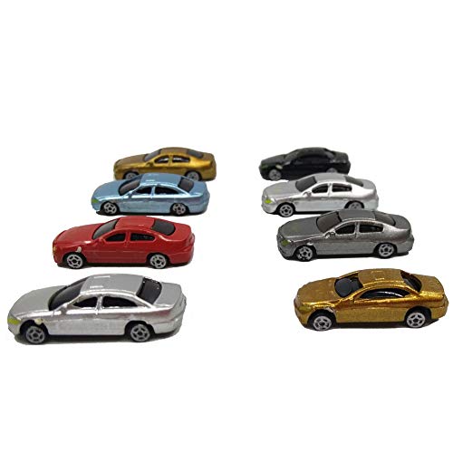 image for CWBPING 50pcs Painted Model Cars Miniature Resin Scale Model Car Build