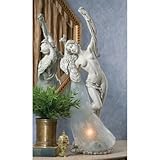 Design Toscano Peacock's Plume Illuminated Sculpture