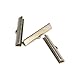 35mm or 1 3/8 inch Ribbon Clamp Crimps with Loop - Silver