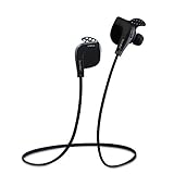 SoundBot® SB556 Stereo Bluetooth 4.1 Sports Active Wireless Headset High-Performance Earbud Earphone w/ Voice Prompt, 180hrs of Standby time, 8hrs of Talk or Music Playback time, 33ft Wireless Range, NFC, aptX, Multi-Point Connectivity, Built-in Mic & Crystal Clear Sound Technology for Hands-Free Talking and Music Streaming