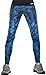 Haby Women Leggings Fitted Pants Running Tights 61400 BLUE L