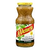 La Victoria Thick 'n Chunky Salsa Verde Medium, 24 Ounce