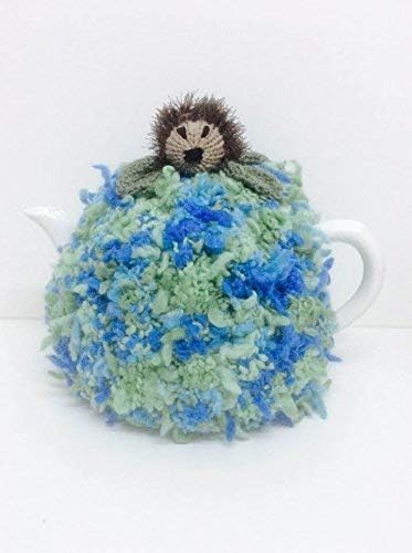 Hand Knitted, Hedgehog Tea Cozy, Fits 4-6 Cup Tea Pot