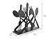 Finex Stainless Paper Large Napkin Holder Stand for Home Kitchen Restaurant Party (Black)