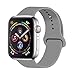 VATI Sport Watch Band Compatible with Watch 38mm 42mm 40mm 44mm, Soft Silicone Strap Replacement Bands Compatible with Watch Series 4/3/2/1 S/M M/L(Concrete,42mm M/L)