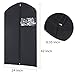 Magicfly Garment Bags for Suits, 42 Inch Suit Cover Bag for Men Travel, Hanging Cover for Men Suits Full Zipper, Pack of 3, Black