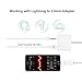 Lightning to 3.5 mm headphone jack adapter for iPhone 7 headphones Charging Cable for iPhone 8/7/7Plus/X/XR/Xs Earphone AUX Lightning Headphone Adapter Splitter Audio & Charge Connector Support iOS 12