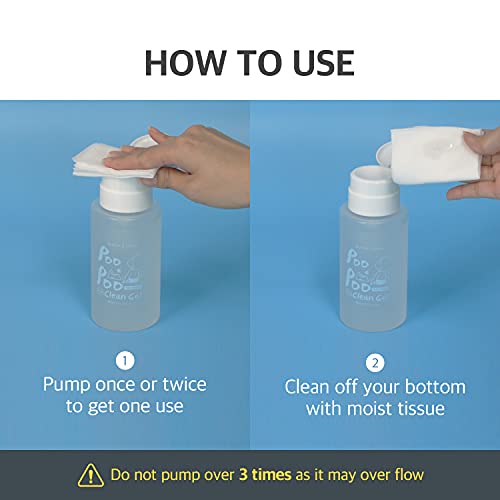 NoRinse Wash for Potty Training Baby Toilet Paper gel, NoRinse