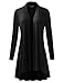 ALL FOR YOU Women's Extra Long Cardigan With Band Made in USA