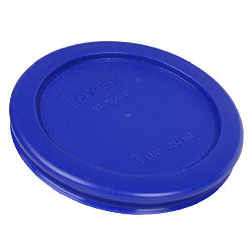Pyrex 7202PC 1 Cup Cadet Blue Plastic Replacement Lids 2 Pack