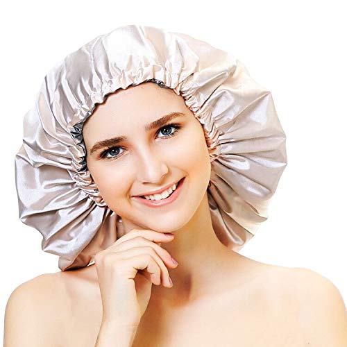 Greatremy Satin Hair Bonnet Sleep Cap