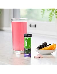 Nuun Vitaminas + energía: Blackberry cítricos Daily Suplemento (2 tubos de 12 pestañas)