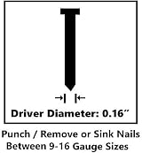 Air Locker AP700-44US-KIT Heavy Duty Air Punch Nailer Nail Remover 80-120 PSI view 9