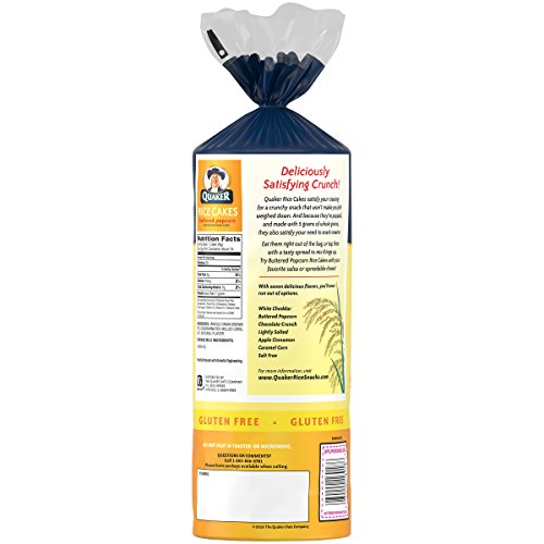 Quaker Buttered Popcorn Rice Cakes, 4.47 Oz, Pack of 4 Pricepulse