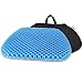 Gel Seat Cushion & Non-Slip Cover; Honeycomb Egg Crate Design Sitter Absorbs Pressure Points, Orthopedic Memory Foam Helps Back, Tailbone & Sciatica Pain Relief; Office Chair, Car Seat,Wheelchair