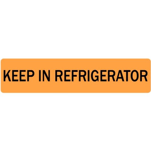 Keep in Refrigerator Veterinary Labels - .375