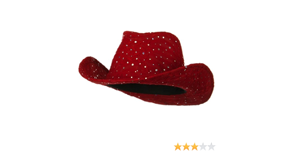 Glitter Cowboy Hat - Red : Amazon.ca 