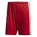 adidas Men's Soccer Tastigo 17 Shorts, Power Red/White, Large