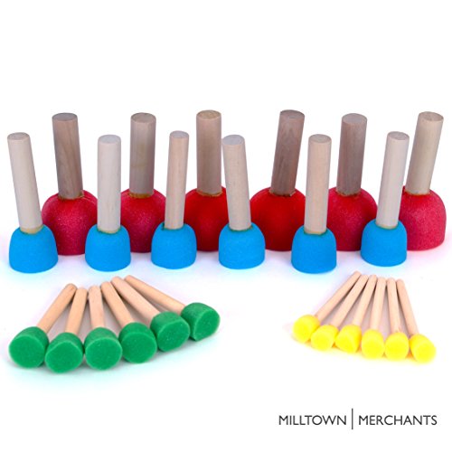 image for Milltown Merchants Foam Pouncer Assortment - Sponge Painting Stippler 