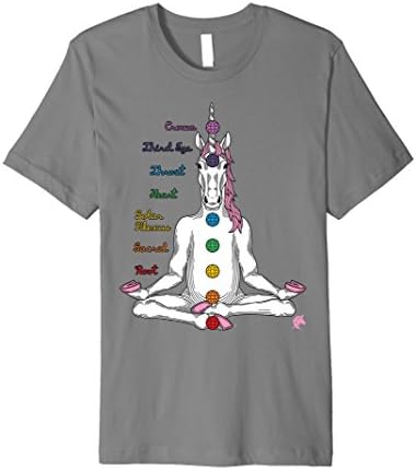 Meditating Yoga Unicorn Seven Chakras