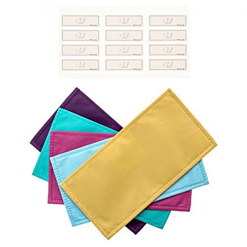 Magnetic Cash Budgeting Envelopes, Set of 5, Divide. Spend Save. Budget Your Way to Savings (Bright Budgeting)