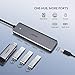 UGREEN USB 3.0 Hub 4 Port, USB Extender Compatible for MacBook Mac Pro Mini iMac Surface Pro XPS IdeaPad MateBook X Pro Notebook PC USB Flash Drives Mobile HDD
