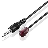 IR Infrared Emitter Extender Cable Extension (10 Feet 3M) Single HeadEye 3.5mm Jack Infrared Red Transmitter Blaster Eye Wire Cord Compatible with IR Repeater Extender System Kit, Xbox One