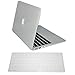 HDE MacBook Pro 13" Non Retina Case Hard Shell Rubber Coated Plastic Cover Frosted Matte with Keyboard Skin Fits CD Drive Models A1278 (Frosted Clear)