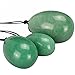 Yoni Eggs Massage Stones Stick,3pcs Natural Drilled Rose Crystal Quartz Jade Eggs and 1 pcs Massage Stick for Kegel Exercise Eggs Healing Stone to Train Pelvic Muscles