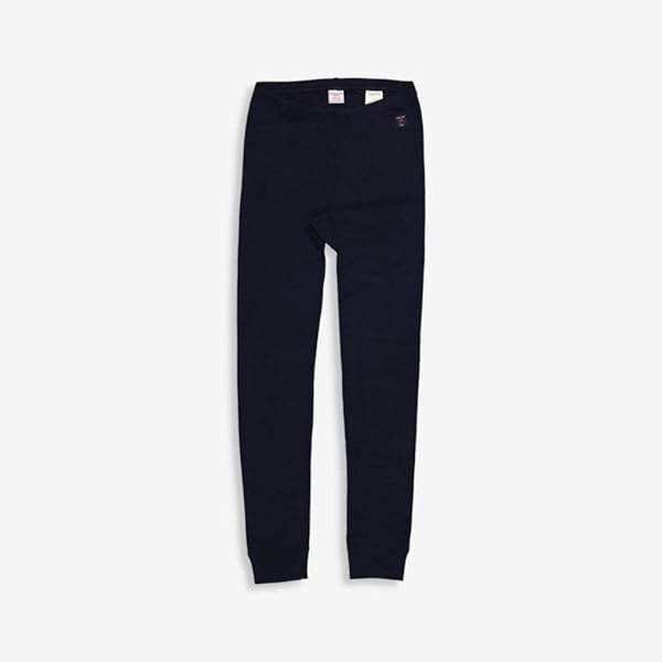 Polarn O. Pyret Merino Wool Long Johns (6-12YRS) - Dark Sapphire/10-12 Years