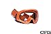 CRG Sports Motocross ATV Dirt Bike Off Road Racing Goggles ORANGE T815-3-6 T815-3-6 Transparent lens orange frame