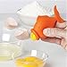 2PCS Egg Separator Fish Separate Egg Whites and Yoke,Egg Best Kitchen Gadget for Separating Chicken Egg Yolks