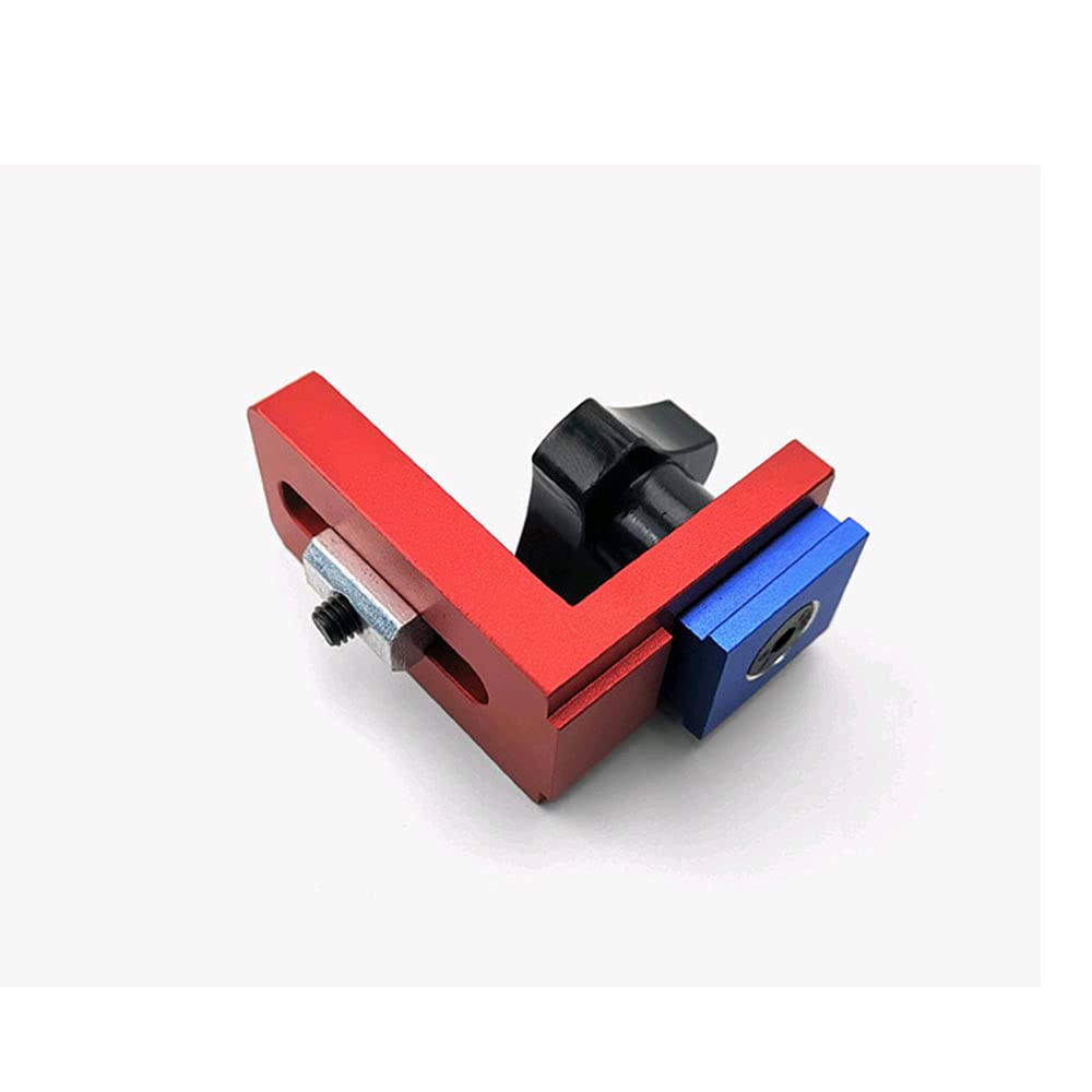 30 Type Woodworking Chute Backing, T-Track Slot Miter Gauge Connector, T-Slot Miter Track Stop Sliding Miter Gauge Fence Connector Rail Retainer Chute Locator for Milling Woodworking