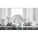 Pfaltzgraff Filigree White 32 Piece Dinnerware Set, Service for 8