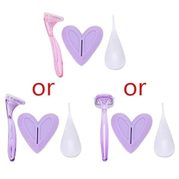 Generic 3pcs Set Epilator Secret Shaving Template Wax Razor For