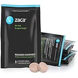Zaca Recovery Chewable Supplement | Remedy for Hangovers, Exercise, Travel & Altitude | Vegan & Gluten Free | Mixed Berry, 6 Packs = 12 Tablets