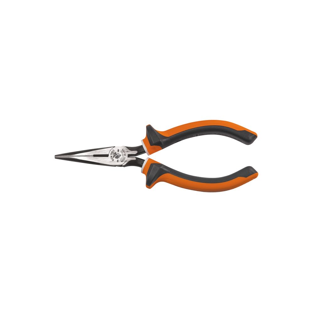 Klein 2036EINS Electrician's Insulated Long Nose Side-Cutting Plier, Multi-Colour, 6-Inch