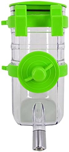 Petysl Pet Water Bottle Dog Cat Portable Water Kettle Automatica Water Drinking Feeder for Small Puppy Kitten and Rabbit, Green
