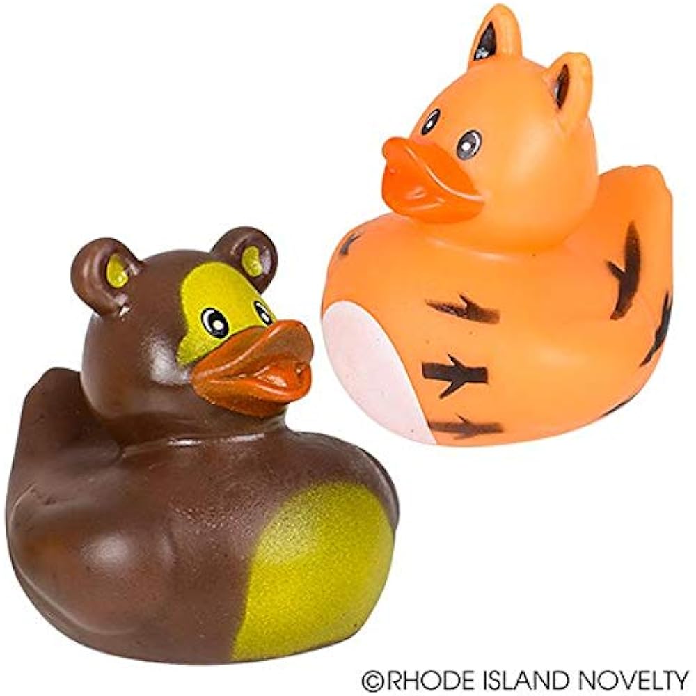 2" Zoo Animal Rubber Duckies Toys & Games eBay