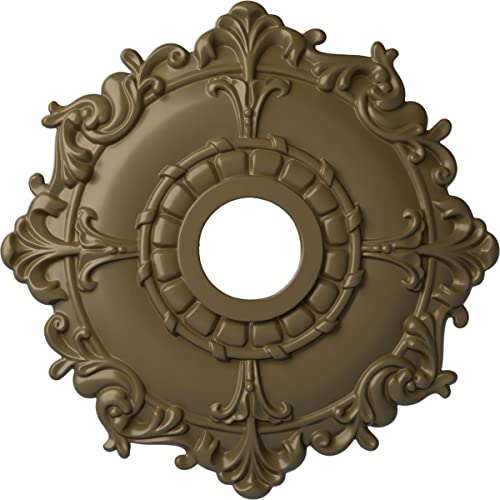 Ekena Millwork CM18RLMMF Riley Ceiling Medallion, Mississippi Mud