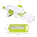 Mandoline Slicer w/ 5-Blades Side Storage, Premium Vegetables Cutter, Chopper, Peeler, Julienne Slicer, Grater, Zoodle Maker, Perfect for Potato, Onion, Zuchinni, French Fry by Eranthe