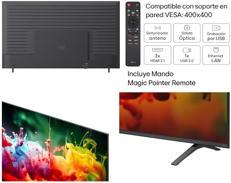 85QNED72B6A - Smart TV QNED MiniLED AI 85" 4K Sin Reflejos 94%, 2026