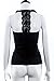 Dreamtravel Womens Latest Arrival Sleeveless Lace Shirts V Neck Cami Tank Tops, Black, Medium