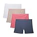 Fruit of the Loom Fit for Me Women`s 4pk Cotton Assorted Boxer Briefs