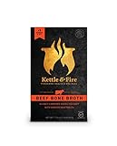 Kettle & Fire - Grassfed Pasture Raised Beef Bone Broth - 17.6 Oz