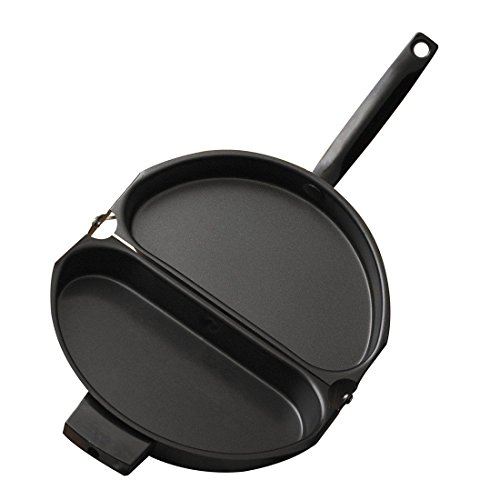 SODIAL(R) Folding Stainless Steel Pot Non-stick Omelet Pan Stovetop Cookware With Lid New Portable