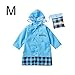 Cartoon Waterproof Children's Raincoat (M, Blue)