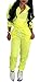 VOIKERDR Women 2 Piece Outfits Tracksuit Jumpsuits Lightweight Windbreaker Pullover Jacket Crop Top Pants Set