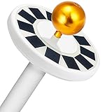 Hallomall Flagpole Solar Light 30LED Downlight Lighting for 15 to 25 Ft Flag Pole Topper, Auto On/Off Night Light